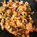 ちぃコビー's cooksnap of when they made 鶏ひき肉と小松菜の味噌炒め.