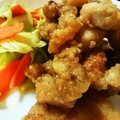 ミカ★ヅキ's cooksnap of when they made 豚バラかたまりで☀️ひとくち竜田揚げ.