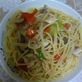 まこったん's cooksnap of when they made アジの開きで作るトマトパスタ。.