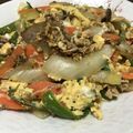 なるこォ's cooksnap of when they made しめじとピーマンのツナ卵炒め.