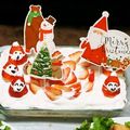ayamihaママ's cooksnap of when they made クリスマスに　苺サンタのスコップケーキ.