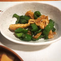 nene's cooksnap of when they made ピーマンと油揚げの炒め物.