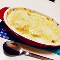 HRPC3NH◡̈♡'s cooksnap of when they made 鮭と白菜の味噌豆腐クリームグラタン.