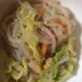 ルルルるか☆'s cooksnap of when they made 白菜としらたきの簡単★ごま和え.