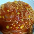 cyobindish's cooksnap of when they made トマト鍋のしめはボーノ！パスタ.
