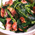 あさここなっつ's cooksnap of when they made ほうれん草のベーコンバター炒め☆簡単!!.