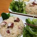 jagao's cooksnap of when they made たこのガーリックごはん.