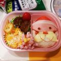 しゅんつばママ♪'s cooksnap of when they made クリスマス！サンタクロースと雪だるま弁当.