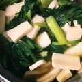 太巻きたまご's cooksnap of when they made 小松菜と高野豆腐の煮びたし.