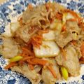 silverglit's cooksnap of when they made 白菜とねぎと豚バラ肉の炒め物.