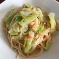 AKYI's cooksnap of when they made プロの味！？キャベツと干しえびのパスタ.