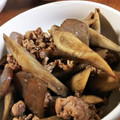 低カロ探検隊's cooksnap of when they made ゴボウと蒟蒻の煮物♪.