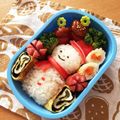 こむぎchoco's cooksnap of when they made 雪だるまのお弁当.