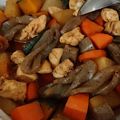 ぐうたら主婦みん's cooksnap of when they made 簡単！　鶏ささみと　根菜　いんげんの煮物.