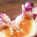 nyaaagomi's cooksnap of when they made クリームチーズとブルーベリーのパン.