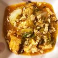 ばやし's cooksnap of when they made ぱぱっと簡単！麻婆厚揚げ豆腐＆白菜.