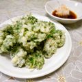 ＠迷子＠'s cooksnap of when they made 栄養価バッチリ❤パセリの天ぷら❤.