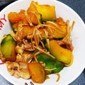 ❁ぽんず❁'s cooksnap of when they made 簡単♡豚肉とカボチャの炒め物.