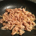 さとぴょん～修行中～'s cooksnap of when they made 豚バラと玉ねぎの生姜焼き.