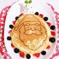 うさうさぴよまる's cooksnap of when they made ホットケーキミックスでお絵かきパンケーキ.