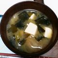 こともみ's cooksnap of when they made 塩蔵わかめと豆富の味噌汁.