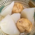 しろみ。's cooksnap of when they made 聖護院大根とがんもどきの白だし煮.