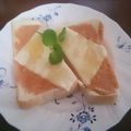 ♡sayulily♡'s cooksnap of when they made ピーナツハニ～バターのトースト♡.