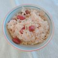 yesmama's cooksnap of when they made 金時豆　玄米ご飯　圧力鍋で.