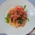 yesmama's cooksnap of when they made じゃがいもの青椒肉絲風炒め.