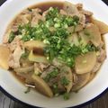 naocko128's cooksnap of when they made 短時間でこく旨★焼き葱大根と豚バラの煮物.