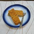 みきてぃさるお's cooksnap of when they made 糖質オフ★おから黒胡麻きな粉チーズケーキ.
