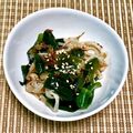 にきけん's cooksnap of when they made 簡単♪ワカメとえのきの和え物.