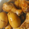 もんちゃん母's cooksnap of when they made 簡単！なのに美味しい！手羽元と卵の煮物☆.