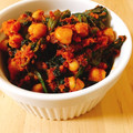 august¨'s cooksnap of when they made ひよこ豆とほうれん草のスペイン風炒め煮.