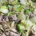 クックRARDAU☆'s cooksnap of when they made 簡単！豚肉と白菜のまろやかしょうが炒め.