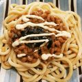 こげ岡's cooksnap of when they made 濃厚♪レンジで簡単！納豆バタマヨうどん♡.
