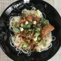 R2016's cooksnap of when they made さばみそ缶とポン酢でさっぱりそうめん♡.