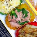 nosso's cooksnap of when they made 超時短！レンジで小松菜とツナのポン酢和え.