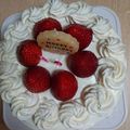 さんベリー's cooksnap of when they made *クリスマス☆苺のデコレーションケーキ♪.