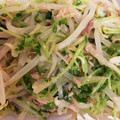 Hinatairi's cooksnap of when they made ツナともやしと豆苗のナムル.