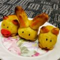 〜お鶴〜's cooksnap of when they made 可愛い動物型のスイートポテト♪.