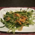 アルカママ's cooksnap of when they made 豆苗と干し海老☆にんにく塩炒め.