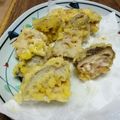 クックO280O7☆'s cooksnap of when they made レンコンはさみ揚げ＆しいたけ肉詰め等.