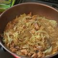 かえる1985's cooksnap of when they made 鮭のちゃんちゃん焼、マヨ味噌チーズ！.