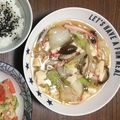 かえる1985's cooksnap of when they made 白菜としいたけの豆腐あんかけ.