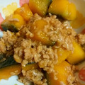 なる763's cooksnap of when they made ひき肉とかぼちゃの煮物.