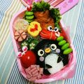 a_asami's cooksnap of when they made 《キャラ弁》ペンギンちゃんとスイカバー.