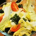しんにし's cooksnap of when they made レタスと韓国のりサラダ.