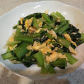 Megtag's cooksnap of when they made 子どもパクパク☆小松菜とろとろ卵炒め.