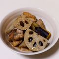 kurochan7's cooksnap of when they made 薩摩芋と蓮根鶏肉の煮物 簡単レシピ.
